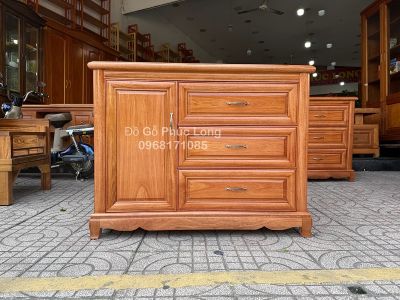 Tủ nhật - Tủ Ngăn kéo gỗ Gõ Đỏ cao cấp 1m2